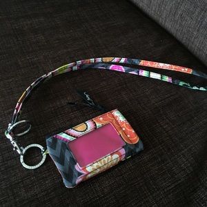 Ziggy Zinnia ID Wallet and Lanyard